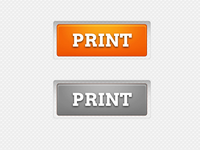 Print Button button design personal portfolio ui web design