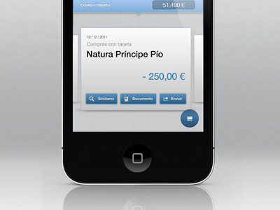 Transaction details iphone