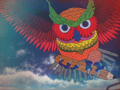 Creative Owl creative illustration owl photo