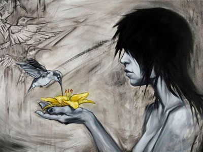 attraction coey illustration painting tyler