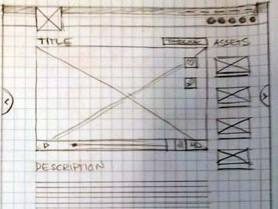 Salright grid hand drawn sketch ui ui design wireframe