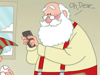 Santa christmas christmas card santa santa claus