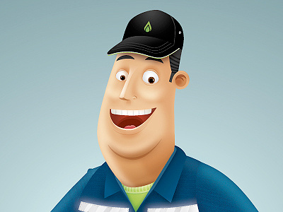 Personaje Autotanques autotanques caceres character design development diego diegokcres driver illustration illustrator personaje