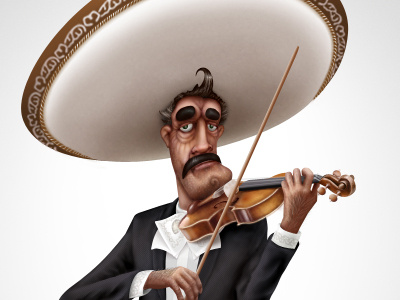 Amigo Mexicano amigo anton character design kuryatnikov mariachi mexicano