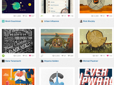 Top 9 Dribbble shots (2011) dribbble rebound shots top 9