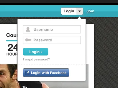 Login new sports site facebook login password username