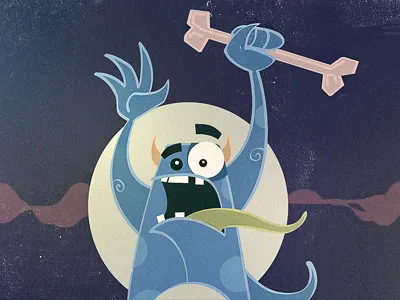 ARRGHH!!!! bone mobile monster