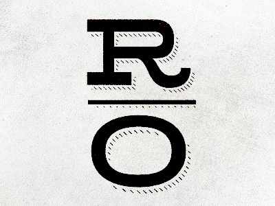 Rop 2 black icon letters monogram photography pictures wedding white