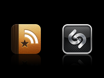 reeder & shazam fun icon ios