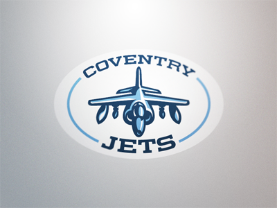 Coventry Jets: Tertiary Logo american coventry england football gridiron jets nfl team uk