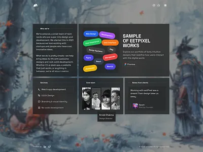 eetpixel agency website revamp bento minimalism ui design uidesign uxdesign web design