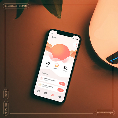 18/60 - Wellness App concept ui