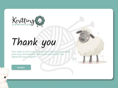 Daily UI #077-Thank You (Page or Message) dailyui dailyui 077 dailyui077 ui ux