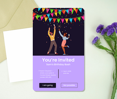 Daily UI #078-Invitation dailyui dailyui 078 dailyui078 ui ux