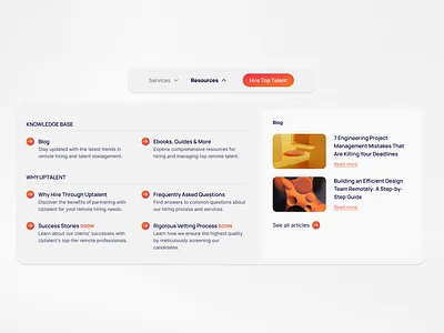 Navbar UI Design app design figma navbar design product design ui design web design