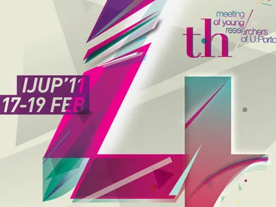 IJUP'11 cientific ijup particle porto poster ressearch typography