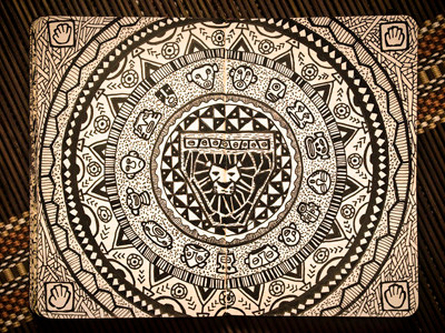 #Moleskinedaily_20 doodle illustration mandala moleskine