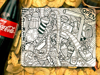 #Moleskinedaily_24 doodle illustration moleskine