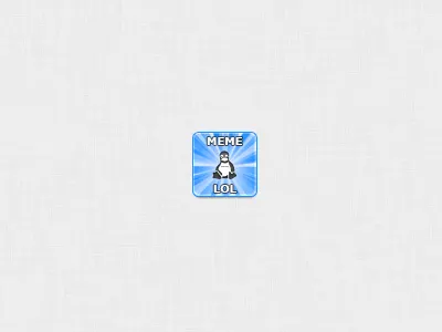 Awkward Penguin icon app blue icon meme penguin