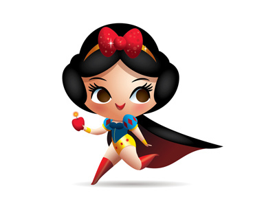 Wonderful Snow White cute disney kawaii snow white wonder woman