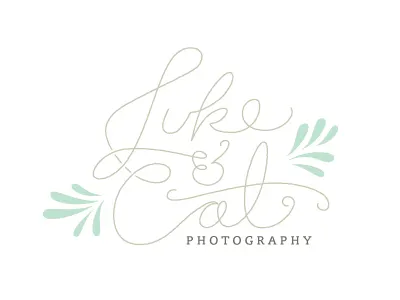 Luke & Cat Logo concept 2 cat logo luke photography type