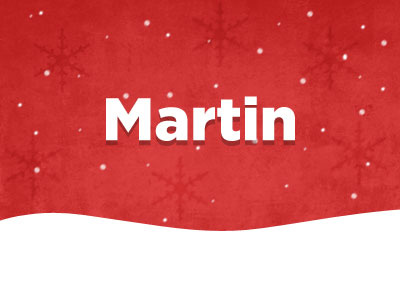 Christmas Dribbble christmas red snow white