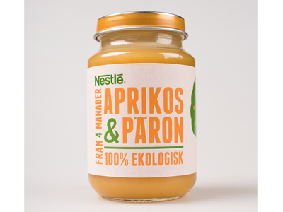 Baby food package packaging