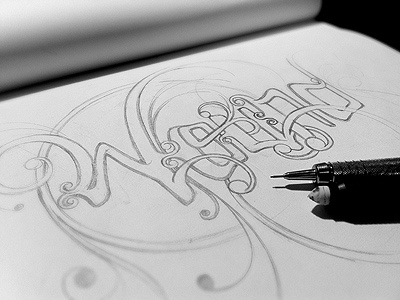 Wounds design drawing illustration lettering texture type typography