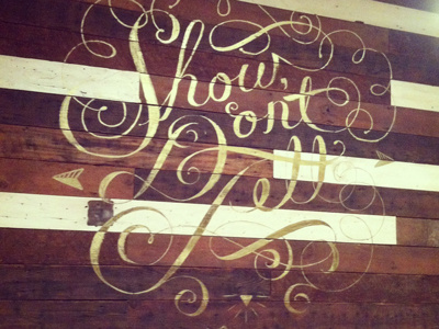 Show, Don't Tell beeteeth mural owen jones portland