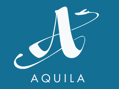 aquila elegant handwriting logo typography