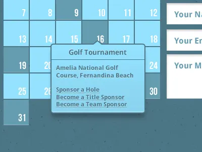 Calendar Widget II bebas neue blue calendar design droid sans web