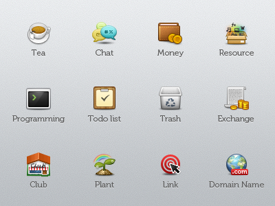 Forum Categories Icon Part 1 domain name forum icon trash