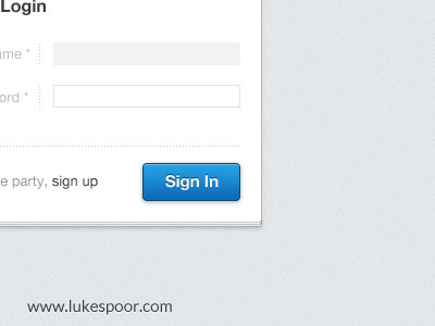 Sign In Box box button login sign in ui website window