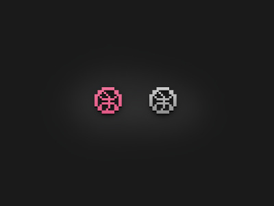 Dribbble Icon dribbble graphic design icon design icons pank.in pankaj juvekar pankdesigns pixel icon social networking