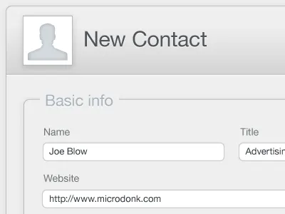 Contact form
