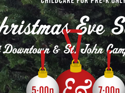 Christmas Eve christmas ornaments pine red spoleto