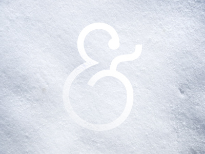 Ampersand Snowman ampersand christmas snow snowman