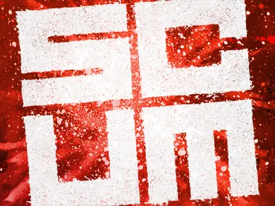 SCUM 02 brand design dubstep filthy flyer graphic logo watercolour