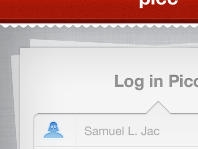 Login revised. design iphone login picc revised ui