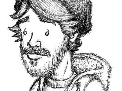 Self-Portrait drawing pencil portrait