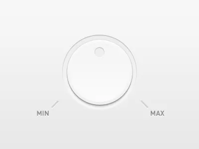 Knob gray knob ui