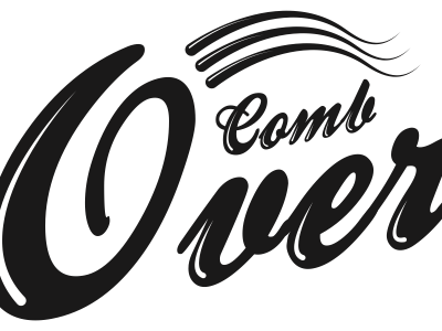 Comb Over illustration typography