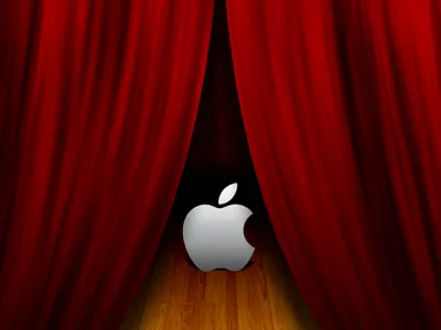 Curtains apple cloth curtains stage wood