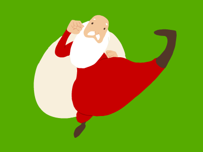 Xmas animation christmas e card flash motin santaclaus xmas