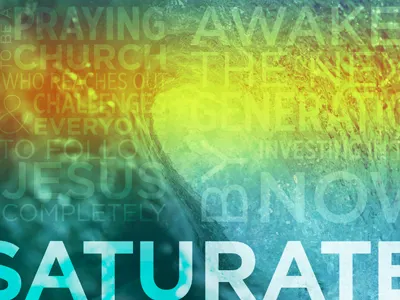 Saturate student newsletter graphic church color design gotham gotham extra narrow gotham narrow mission statement wave youth ministry