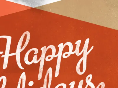 Happy Holidays christmas holidays texture typography