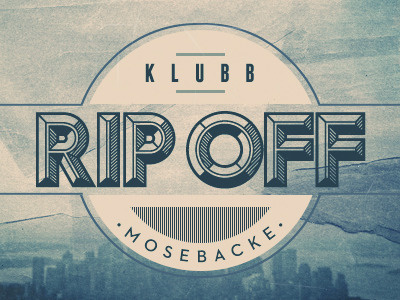 Klubb Rip Off typography