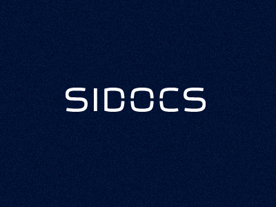 SiDocs application concept draft lettering logo mobile process