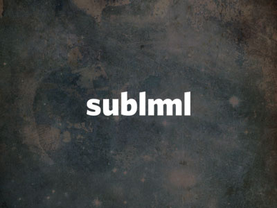 Sublmnl Logo logo minimal