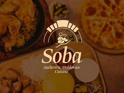 Soba - Logo for Moldovan Restaurant branding graphic design logo